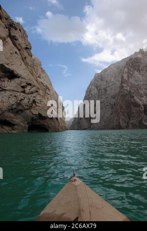 Das Boot auf dem See Stockfoto