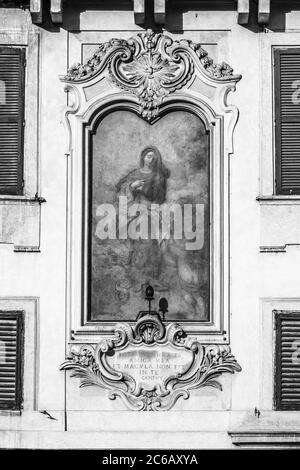 Italien, Latium, Rom, Pigna, Piazza della Rotunda, Fontana del Pantheon Stockfoto