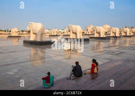 Dr. Ambedkar Park, Lucknow, Uttar Pradesh, Indien, Asien Stockfoto