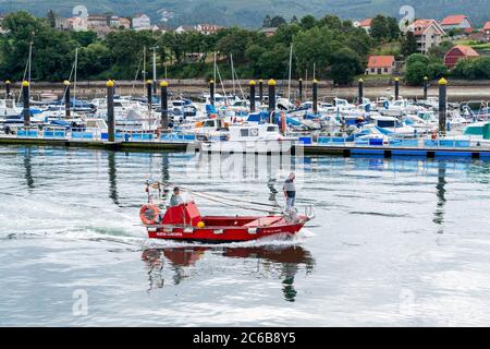 Fischerboot in Redondela, Galicien, Spanien, Europa Stockfoto