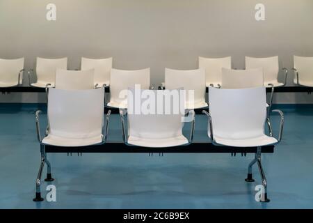 Leeres Wartezimmer Stockfoto