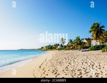 Seven Mile Beach, West Bay, Grand Cayman, Cayman Islands, Karibik, Mittelamerika Stockfoto
