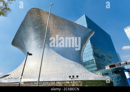 Das Soumaya Kunstmuseum in Mexiko-Stadt Stockfoto