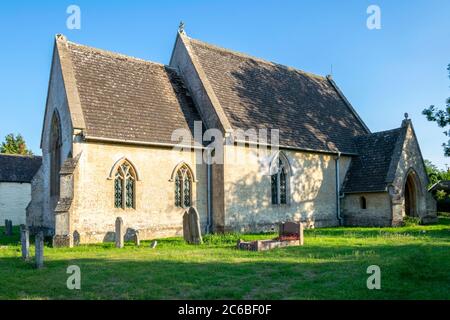 Die Kirche der Heiligen Dreifaltigkeit, Cerney Wick, Cirencester, England Stockfoto