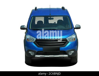 Kombi, großer Kombi isoliert auf weiß Stockfoto