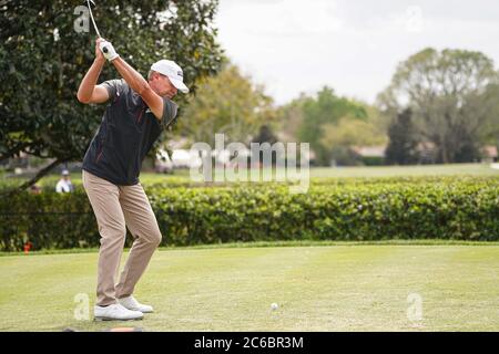 Steve Stricker im Wettbewerb während der Arnold Palmer Invitational Final Round 2020 im Bay Hill Club in Orlando Florida am 8. März 2020. Bildnachweis: Stockfoto