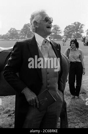 Der amerikanische Schauspieler George C Scott im Royal Berkshire Polo Club England Stockfoto