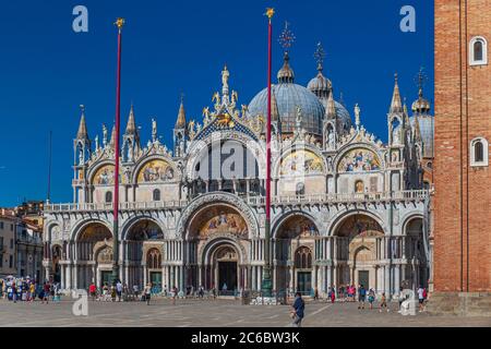 Markusdom in Venedig, Italien Stockfoto