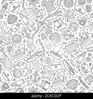 Anker mit Seilen und Nautischen vintage Kompass in Gravur Stil