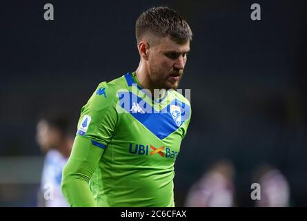 Turin (Italien), 08. Juni 2020. Italienische Seria A. Jesse Joronen von Brescia Calcio während der Serie EIN Spiel zwischen Turin FC und Brescia Calcio. FC Turin gewinnt 3-1 gegen Brescia Calcio. Quelle: Marco Canoniero/Alamy Live News Stockfoto