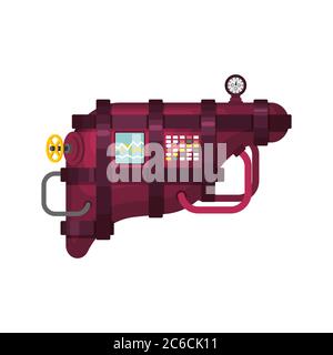 Metallleber. Anatomie des Roboters. Künstliches Organ. Zukunft der Kybernetik. Roboter interne Organe. Eisen Cyborg Speiseröhre Organe Systeme Körper Stock Vektor