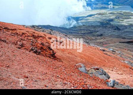 Blick vom Cotopaxi Vulkan. Ecuador. Stockfoto