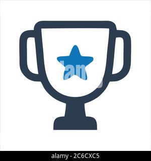 Trophäe Symbol isoliert auf weißem Hintergrund aus Office-Sammlung. Trophäe Symbol trendige und moderne Trophäe Symbol für Logo, Web, App, UI. Stock Vektor