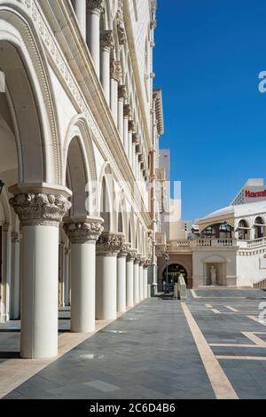 Las Vegas, 30. JUNI 2020 - Außenansicht des Venetian Casino Stockfoto