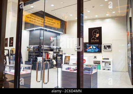 Las Vegas, 30. JUNI 2020 -Eintritt in den Leica Store Stockfoto