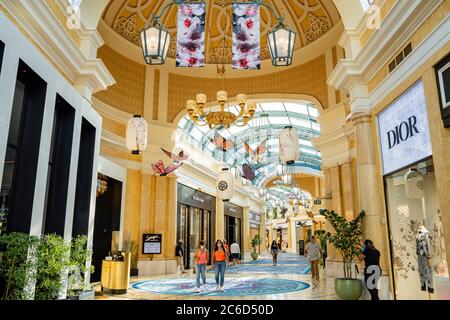 Las Vegas, 30. JUNI 2020 - Blick nach innen auf das Bellagio Hotel und Casino Stockfoto