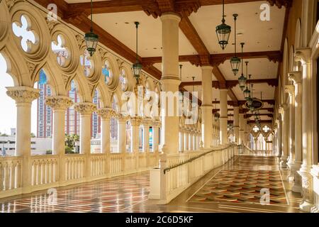 Las Vegas, 30. JUNI 2020 - Außenansicht des Venetian Casino Stockfoto