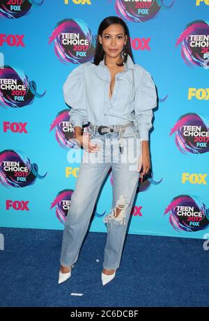Los Angeles, Ca. August 2020. Naya Rivera, bei den Teen Choice Awards 2017 im Galen Center am 13. August 2017 in Los Angeles, Kalifornien. Quelle: Faye Sadou/Media Punch/Alamy Live News Stockfoto