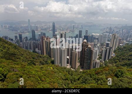 Ein paar Tage in Hongkong Stockfoto
