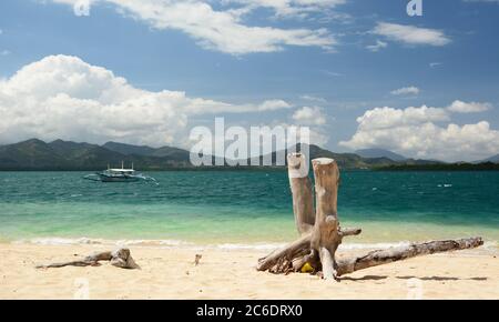 Seascape in Cowrie Island. Honda Bay. Puerto princesa. Palawan. Philippinen Stockfoto