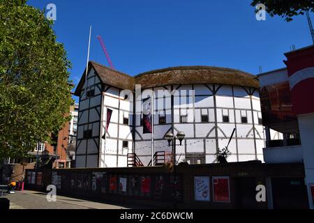 Shakespeare's Globe Theatre, London, Großbritannien Stockfoto