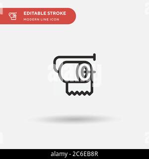 Verschiedene einfache Vektor-Symbol. Illustration Symbol Design Vorlage für Web mobile UI Element. Perfekte Farbe modernes Piktogramm auf bearbeitbaren Strich. Mi Stock Vektor