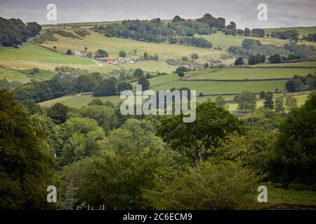 Bollington Stadt in Cheshire Landschaft Stockfoto