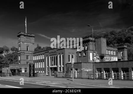 Die Mühle von Masson, eine zum Weltkulturerbe gehörende Mühle, Fluss Derwent, Matlock Bath, Amber Valley, Derbyshire Dales, England, Großbritannien Stockfoto