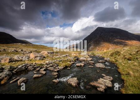 Snowdonia Herbstliche Bilder Stockfoto