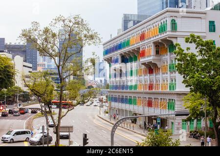 Alte Hill Street Polizei in Singapur Stockfoto