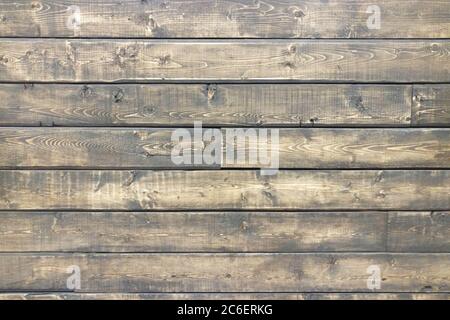 Eine alte natürliche Holztäfelwand Hintergrund Stockfoto