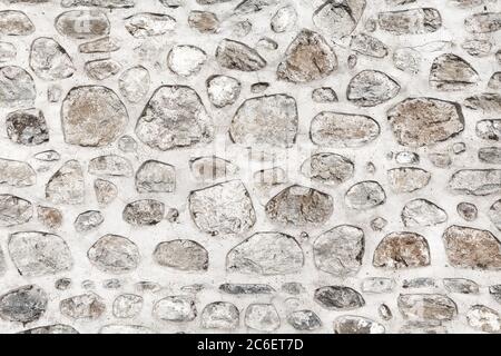 Muster graue Steinwand Textur. Stein Wand Textur für Hintergrund. Stockfoto