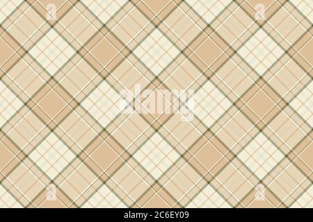 Tartan Schottland nahtlose karierte Muster Vektor. Retro Hintergrund Stoff. Vintage Farben prüfen Square geometrische Textur für Textildruck, Geschenkpapier Stock Vektor