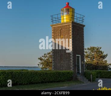 Leuchtturm von Willemstad, Nordbrabant, Niederlande. Erbaut 1947, dient heute als Mini-Museum Stockfoto