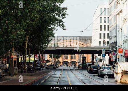 Bremen, Deutschland - 5. August 2019: Bremen Hauptbahnhof oder Bremen Hauptbahnhof, ist ein Bahnhof in der Stadt Bremen Stockfoto