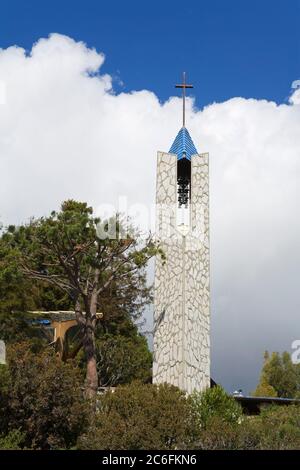 Wanderer-Kapelle, Palos Verdes Peninsula, Los Angeles, Kalifornien, USA Stockfoto