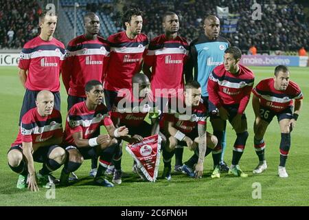 Team LOSC Lille während der Champions League 2011 - 2012 , LOSC Lille - Inter Mailand am 18. Oktober 2011 in Lille , Frankreich - Foto Laurent Lairys / DPPI Stockfoto