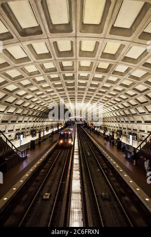 Die Dupont Circle Metro Station in Washington DC, USA. Stockfoto