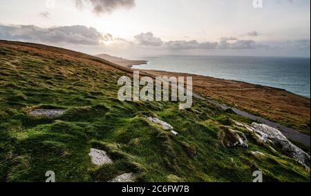 Landschaft der Insel Valentia, Irland, Europa Stockfoto