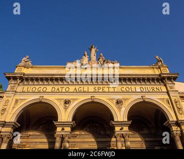 Teatro Arena del Sole an der Via dell'Indipendenza. Bologna, Italien. Stockfoto