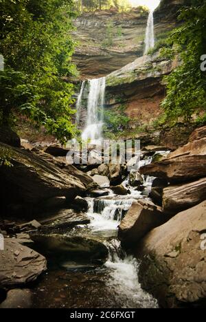 kaaterskill Falls, Catskill Mountains, New York, USA Stockfoto