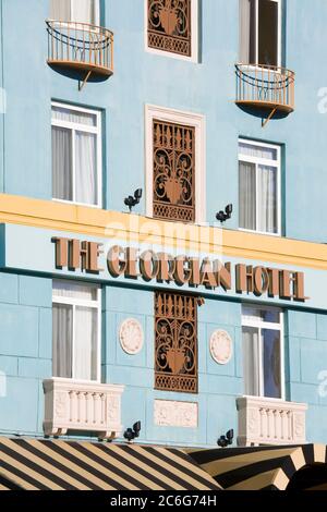 Art-Deco-Georgian Hotel, Santa Monica, Kalifornien, USA Stockfoto