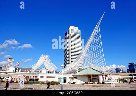 Kobe Maritime Museum in der Stadt Kobe in Japan. Stockfoto