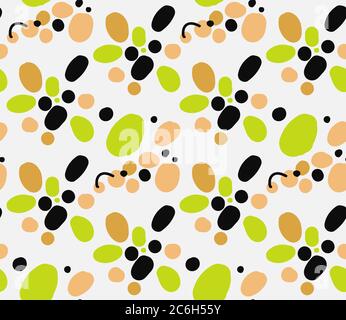 Sommerthema in lebendigen und bunten Farben. Stock Vektor