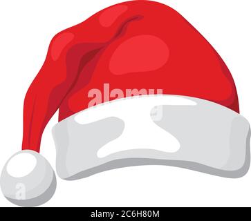 Weihnachtsmann-Mütze Stock Vektor