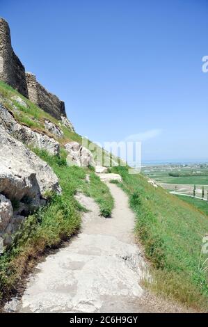 Van, Türkei - 22. Mai 2011: Blick vom historischen Van Castle Stockfoto