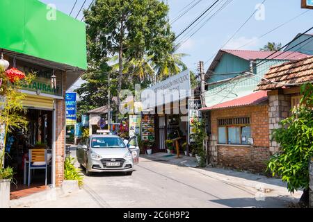 Straße um Long Beach, Duong Dong, Phu Quoc Insel, Vietnam, Asien Stockfoto