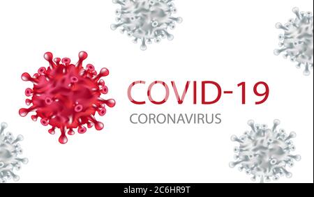 Coronavirus-Virus covid-19 Infektion medizinische Grafiken Stock Vektor