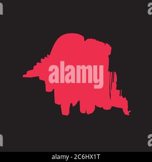 Blot. Blot Shapes. Abstraktion. Einfacher Sondervektor für Tinte Stock Vektor