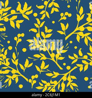 Kirschen Vektor Nahtloses Muster-Design für Tapete, Textil, Oberfläche, Mode, Hintergrund, Fliesen, stationär, Wohnkultur, Einrichtung etc. Stock Vektor